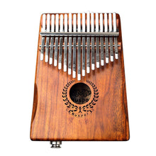 Load image into Gallery viewer, 17 Keys EQ kalimba Acacia Thumb Piano Link Speaker Electric Pickup calimba Bag Cable Solid Wood Kalimba Musical Instrument Sanza