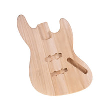Load image into Gallery viewer, Muslady JB-T02 Unfinished Guitar Body DIY Parts Platane Wood Blank Guitar Barrel for JB Style Bass Guitars Guitar Accessories