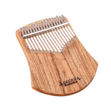 Load image into Gallery viewer, GECKO 17 Keys Kalimba African Camphor Wood Thumb Piano Finger Percussion Quality Wood Musical Instrument Mbira Likembe Sanza