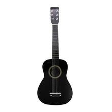 Load image into Gallery viewer, 23 Inch Folk Acoustic Guitar Music Instrument Mini Guitar For Beginner Children Music Lover Guitar(Black/Red)