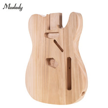Load image into Gallery viewer, Muslady JB-T02 Unfinished Guitar Body DIY Parts Platane Wood Blank Guitar Barrel for JB Style Bass Guitars Guitar Accessories