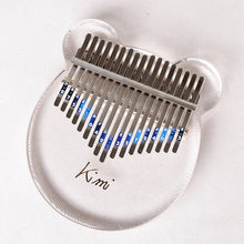 Load image into Gallery viewer, Thumb Piano 17 Keys Transparent Musical Keyboard instrument 17 Keys Kalimba  Acrylic with Tuning Hammer  GP164