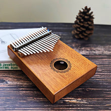 Load image into Gallery viewer, Scoutdoor 17 Keys Kalimba Thumb Piano Made By Single Board High-Quality Wood Mahogany Body Musical Instrument