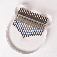 Load image into Gallery viewer, Thumb Piano 17 Keys Transparent Musical Keyboard instrument 17 Keys Kalimba  Acrylic with Tuning Hammer  GP164