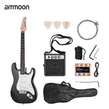 Load image into Gallery viewer, ammoon 21 Frets 6 Strings Electric Guitar Solid Wood Paulownia Body Maple Neck with Speaker Necessary Guitar Parts &amp; Accessories