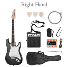 Load image into Gallery viewer, ammoon 21 Frets 6 Strings Electric Guitar Solid Wood Paulownia Body Maple Neck with Speaker Necessary Guitar Parts &amp; Accessories