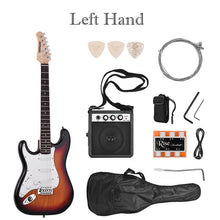 Load image into Gallery viewer, ammoon 21 Frets 6 Strings Electric Guitar Solid Wood Paulownia Body Maple Neck with Speaker Necessary Guitar Parts &amp; Accessories
