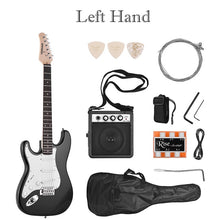 Load image into Gallery viewer, ammoon 21 Frets 6 Strings Electric Guitar Solid Wood Paulownia Body Maple Neck with Speaker Necessary Guitar Parts &amp; Accessories