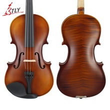 Load image into Gallery viewer, TONGLING Matte Finish Solid Wood Violin 4/4 3/4 1/4 1/8 Craft Stripe Violino for Kids Students Beginner  Case Mute Bow Strings